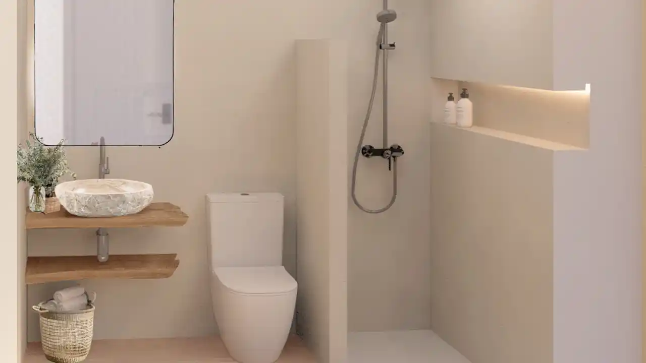 bathroom in "Roble"